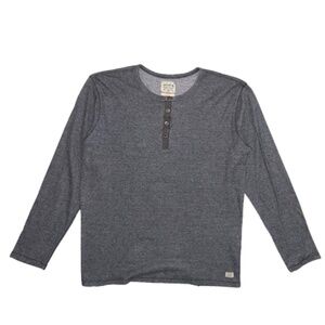 Jack and Jones Gray Long Sleeve Henley
